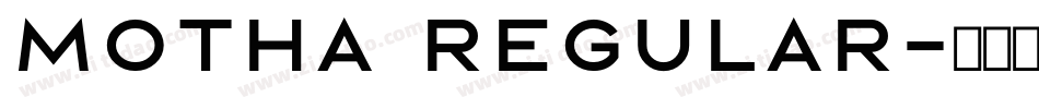 Motha Regular字体转换